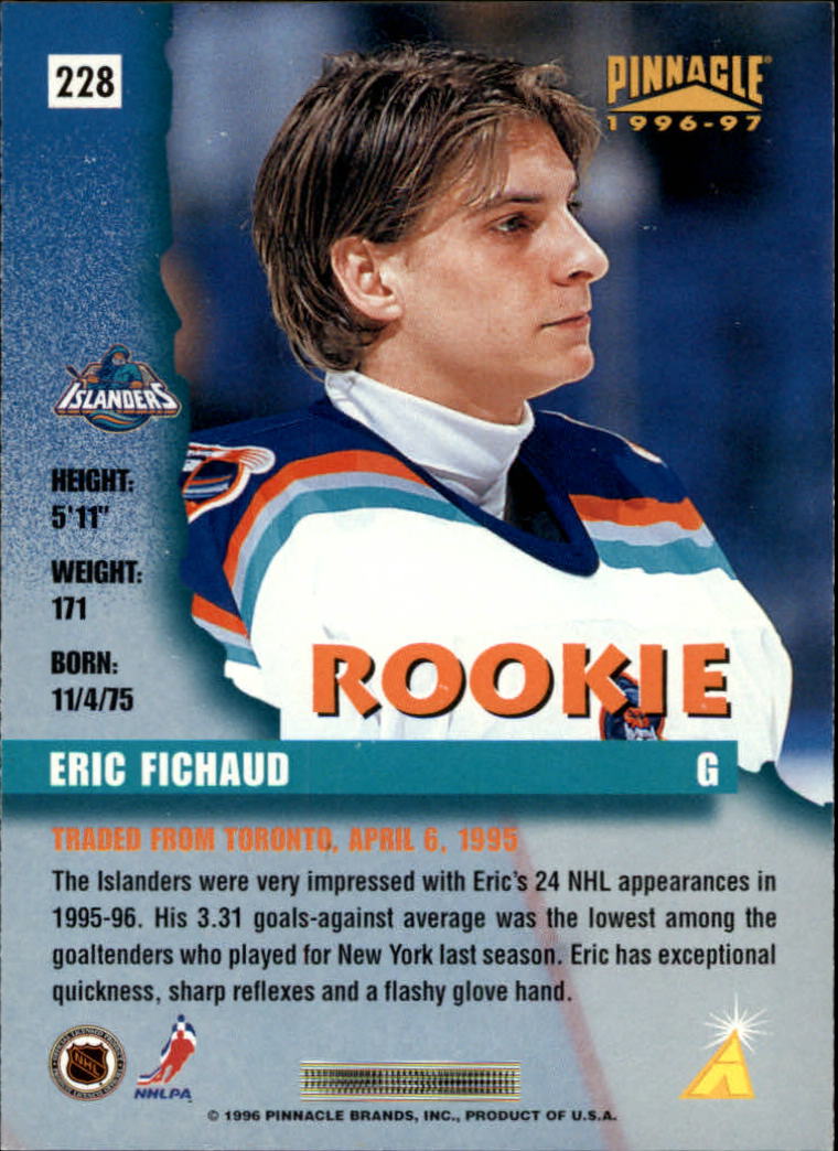 B5057- 1996-97 Pinnacle Hockey #s 1-250 +Inserts -You Pick- 15+ FREE US SHIP - Picture 405 of 453