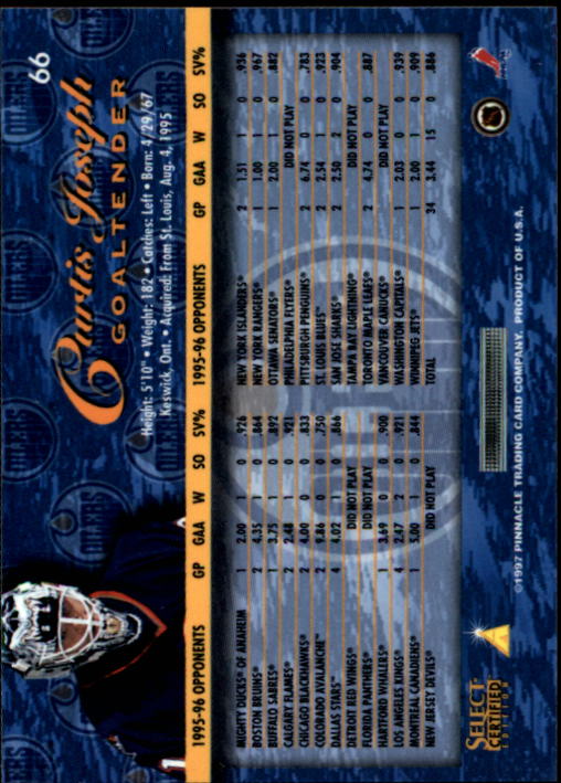 B3364- 1996-97 Wählen Sie Certified Hk Karte #S 1-120 -du Pick- 15 + Kostenlose - Bild 115 von 231