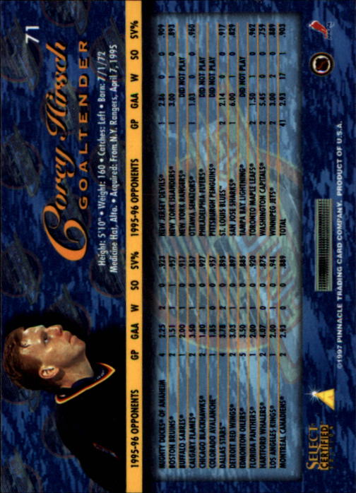 B3364- 1996-97 Wählen Sie Certified Hk Karte #S 1-120 -du Pick- 15 + Kostenlose - Bild 123 von 231