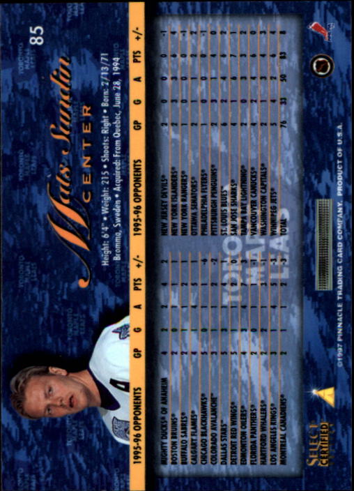 B3364- 1996-97 Wählen Sie Certified Hk Karte #S 1-120 -du Pick- 15 + Kostenlose - Bild 149 von 231