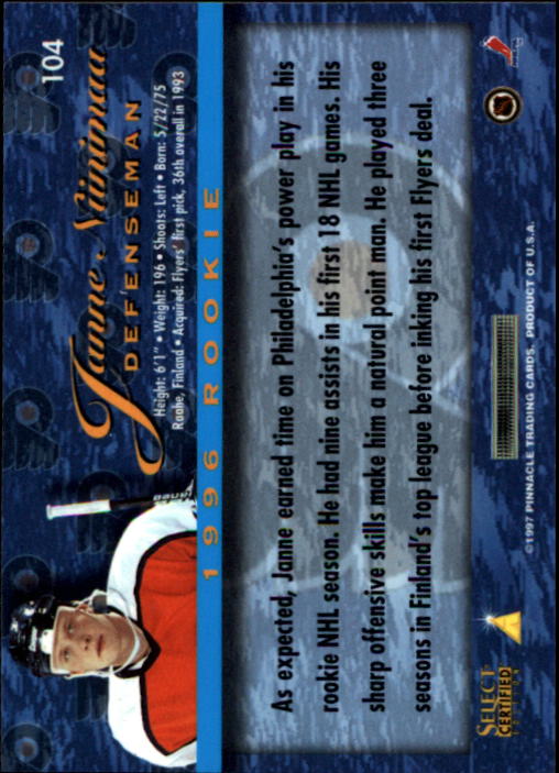 B3364- 1996-97 Wählen Sie Certified Hk Karte #S 1-120 -du Pick- 15 + Kostenlose - Bild 187 von 231
