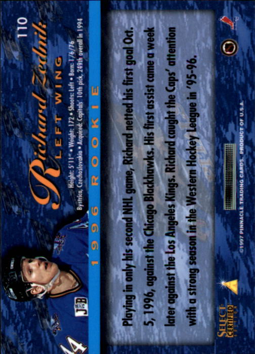 B3364- 1996-97 Wählen Sie Certified Hk Karte #S 1-120 -du Pick- 15 + Kostenlose - Bild 199 von 231