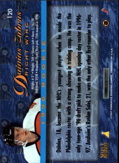 B3364- 1996-97 Wählen Sie Certified Hk Karte #S 1-120 -du Pick- 15 + Kostenlose - Bild 219 von 231