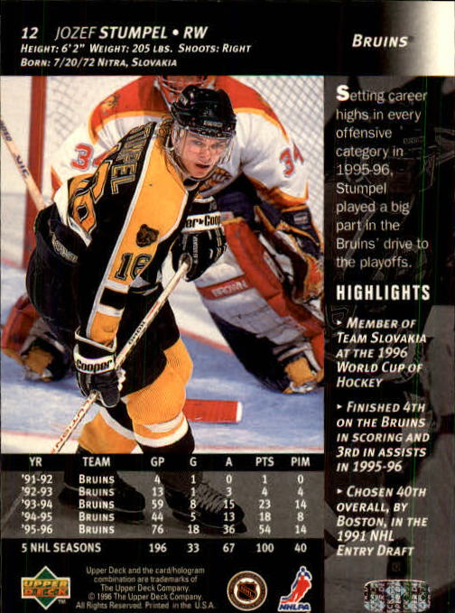 B3482- 1996-97 Upper Deck Hk Cards 1-250 +Rookies -You Pick- 15+ FREE US SHIP - Bild 25 von 499
