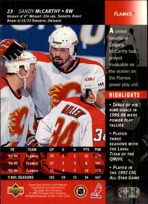 B3482- 1996-97 Upper Deck Hk Cards 1-250 +Rookies -You Pick- 15+ FREE US SHIP - Bild 47 von 499