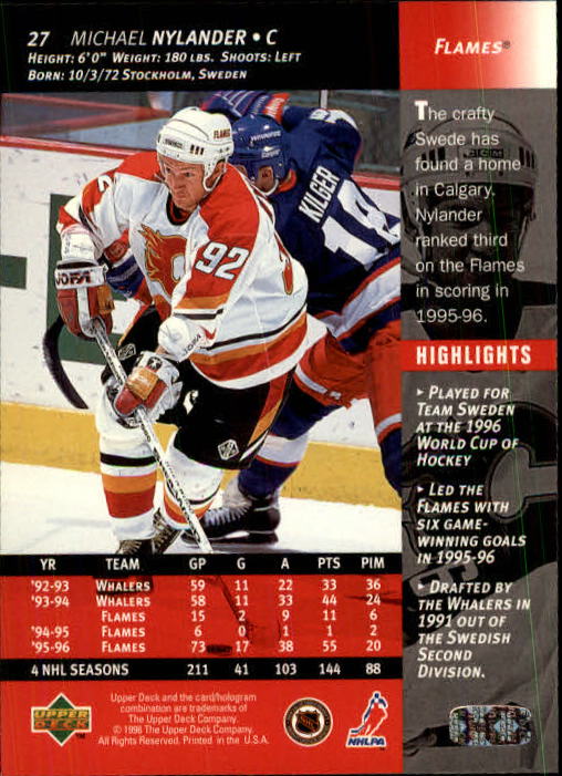 B3482- 1996-97 Upper Deck Hk Cards 1-250 +Rookies -You Pick- 15+ FREE US SHIP - Bild 55 von 499