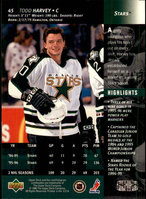 B3482- 1996-97 Upper Deck Hk Cards 1-250 +Rookies -You Pick- 15+ FREE US SHIP - Bild 91 von 499
