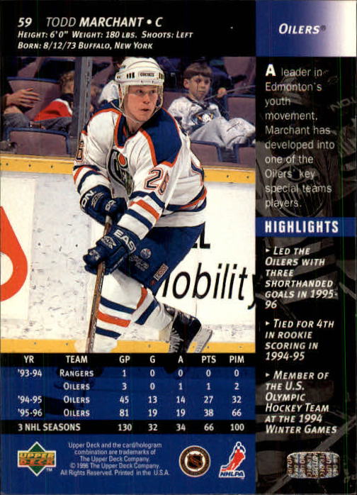 B3482- 1996-97 Upper Deck Hk Cards 1-250 +Rookies -You Pick- 15+ FREE US SHIP - Bild 119 von 499
