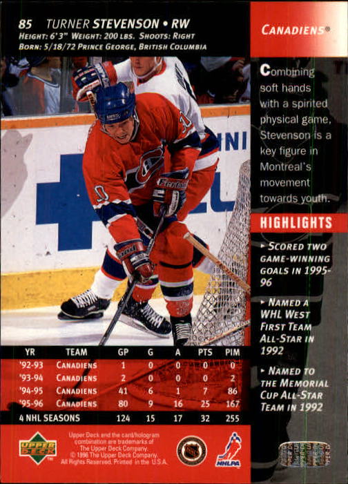 B3482- 1996-97 Upper Deck Hk Cards 1-250 +Rookies -You Pick- 15+ FREE US SHIP - Bild 171 von 499