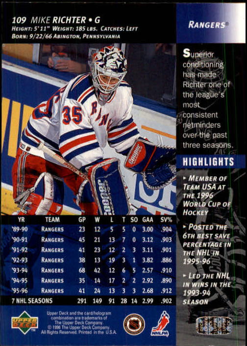 B3482- 1996-97 Upper Deck Hk Cards 1-250 +Rookies -You Pick- 15+ FREE US SHIP - Bild 217 von 499