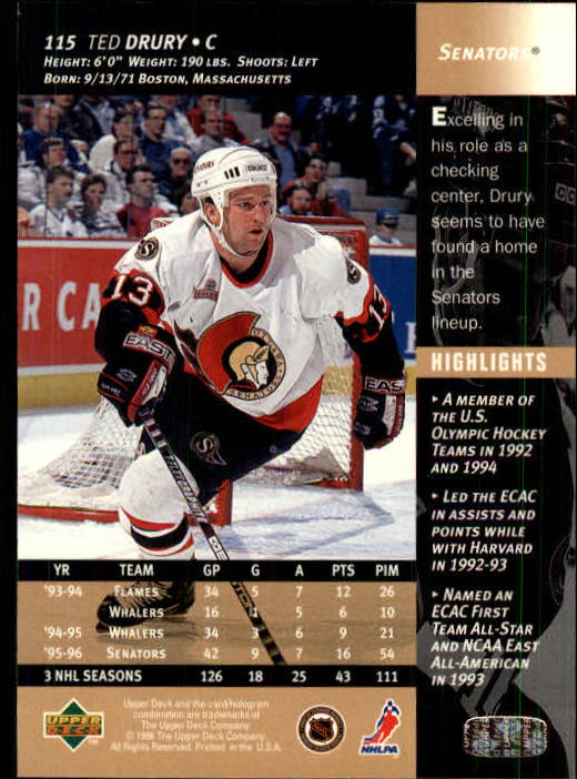 B3482- 1996-97 Upper Deck Hk Cards 1-250 +Rookies -You Pick- 15+ FREE US SHIP - Bild 229 von 499