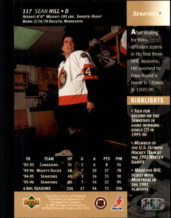 B3482- 1996-97 Upper Deck Hk Cards 1-250 +Rookies -You Pick- 15+ FREE US SHIP - Bild 233 von 499