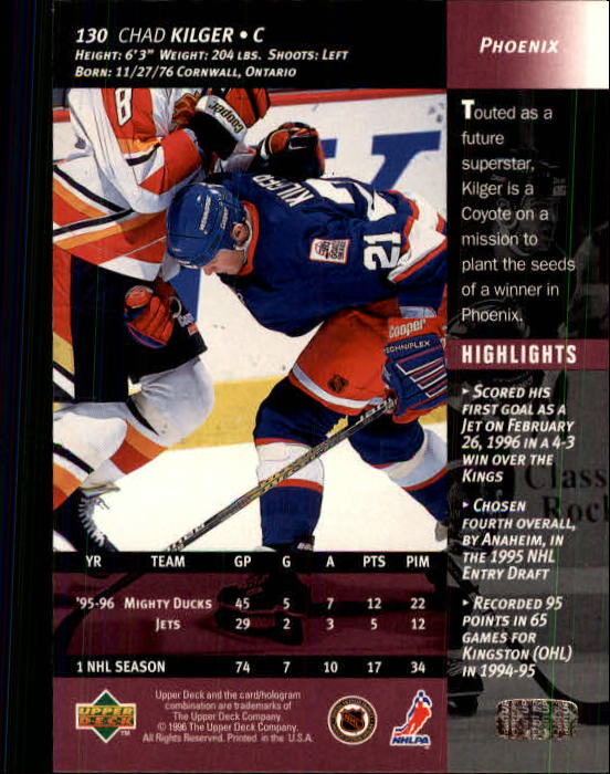 B3482- 1996-97 Upper Deck Hk Cards 1-250 +Rookies -You Pick- 15+ FREE US SHIP - Bild 259 von 499