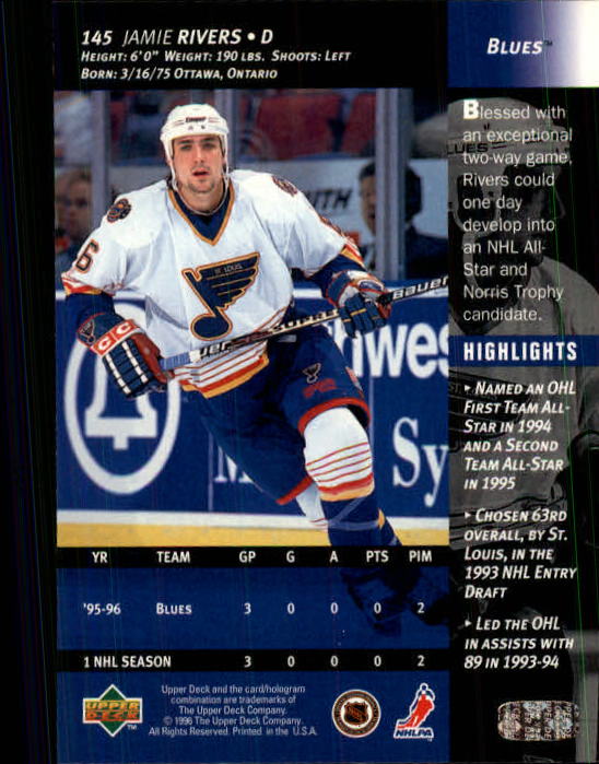 B3482- 1996-97 Upper Deck Hk Cards 1-250 +Rookies -You Pick- 15+ FREE US SHIP - Bild 289 von 499