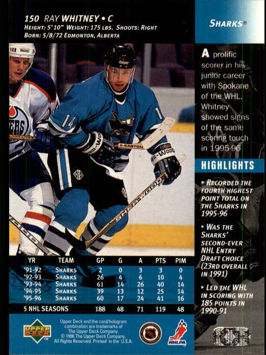 B3482- 1996-97 Upper Deck Hk Cards 1-250 +Rookies -You Pick- 15+ FREE US SHIP - Bild 299 von 499