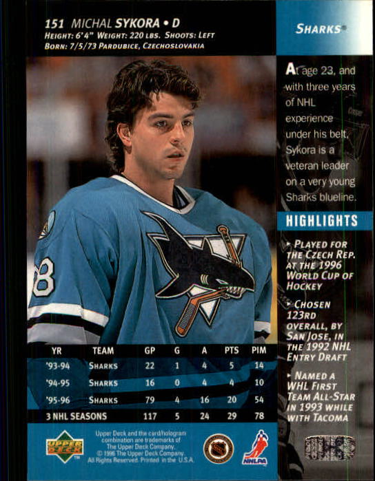 B3482- 1996-97 Upper Deck Hk Cards 1-250 +Rookies -You Pick- 15+ FREE US SHIP - Bild 301 von 499