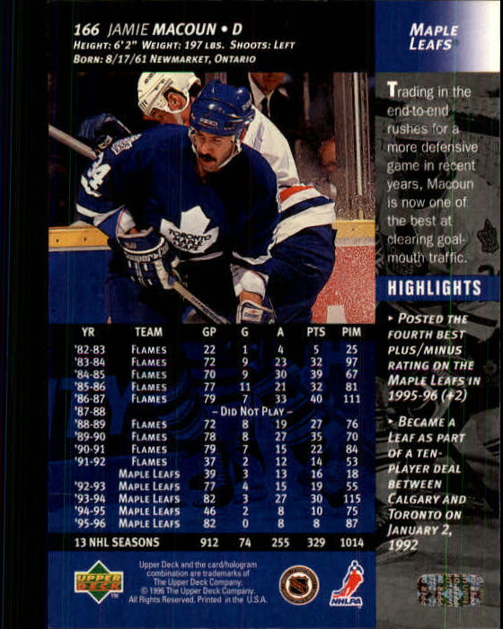 B3482- 1996-97 Upper Deck Hk Cards 1-250 +Rookies -You Pick- 15+ FREE US SHIP - Bild 331 von 499