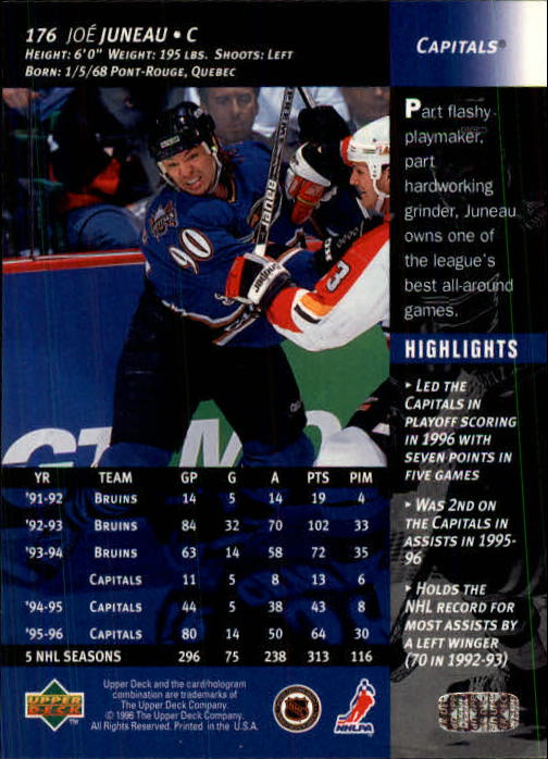 B3482- 1996-97 Upper Deck Hk Cards 1-250 +Rookies -You Pick- 15+ FREE US SHIP - Bild 351 von 499