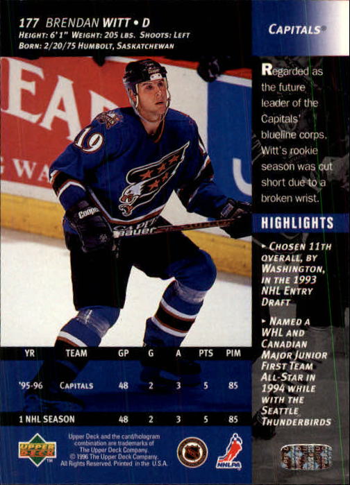 B3482- 1996-97 Upper Deck Hk Cards 1-250 +Rookies -You Pick- 15+ FREE US SHIP - Bild 353 von 499