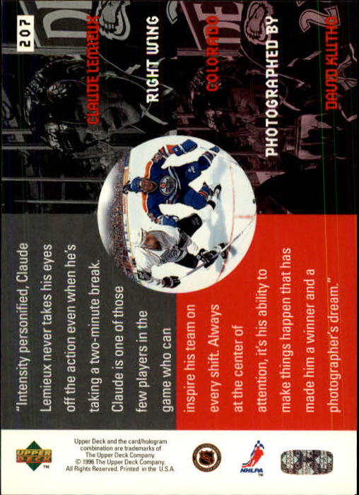 B3482- 1996-97 Upper Deck Hk Cards 1-250 +Rookies -You Pick- 15+ FREE US SHIP - Bild 413 von 499