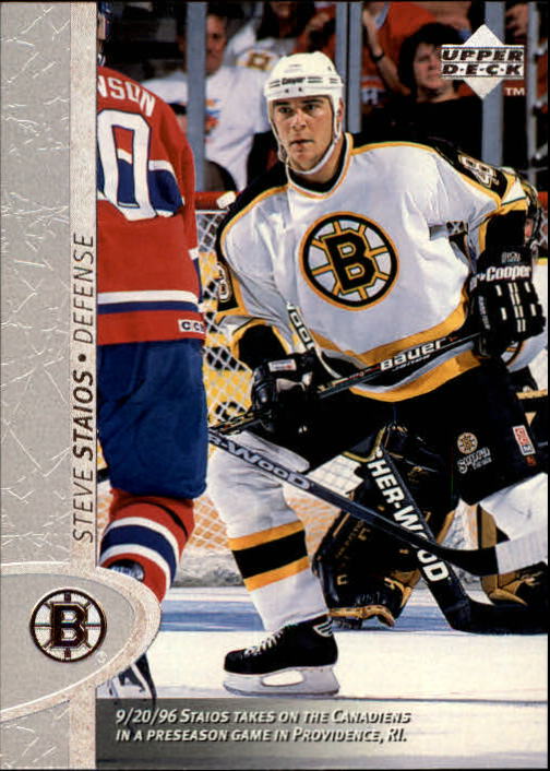 1996-97 Upper Deck #218 Steve Staios RC