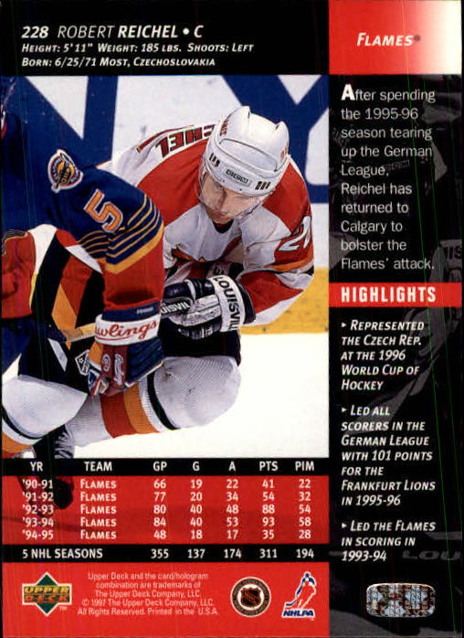 B3482- 1996-97 Upper Deck Hk Cards 1-250 +Rookies -You Pick- 15+ FREE US SHIP - Bild 455 von 499