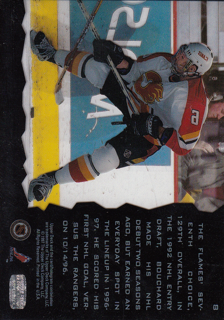 1996-97 Upper Deck Ice #8 Joel Bouchard back image