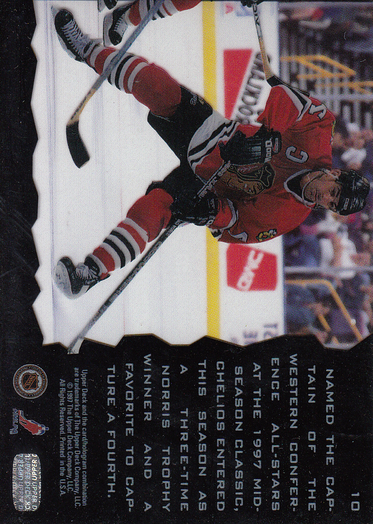 1996-97 Upper Deck Ice #10 Chris Chelios back image