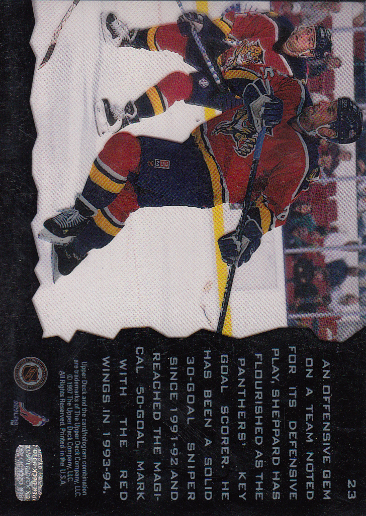 1996-97 Upper Deck Ice #23 Ray Sheppard back image