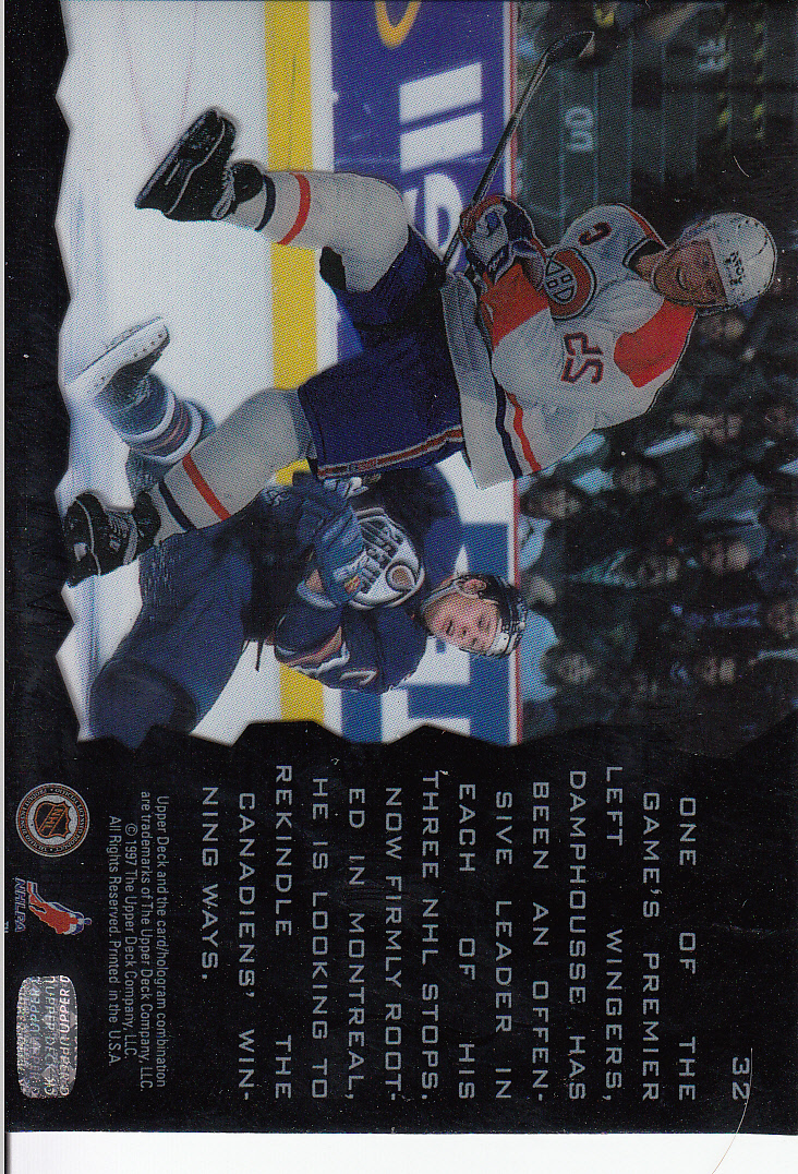 1996-97 Upper Deck Ice #32 Vincent Damphousse back image