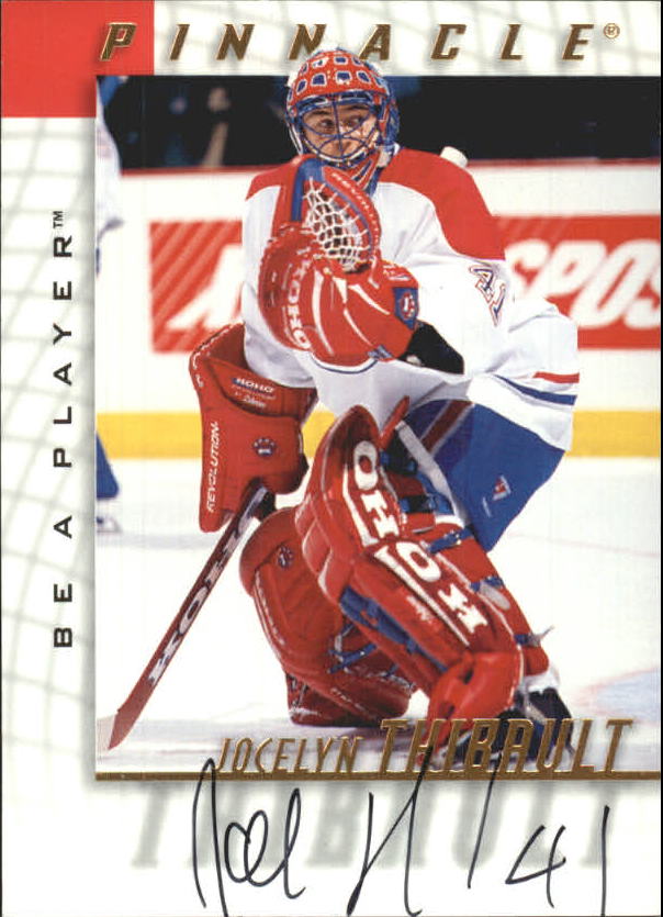 1997-98 Be A Player Autographs #10 Jocelyn Thibault