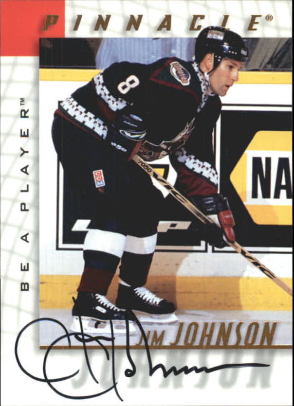 1997-98 Be A Player Autographs #104 Jim Johnson