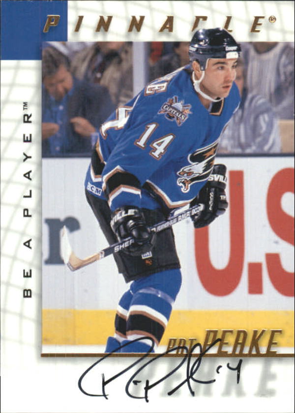 1997-98 Be A Player Autographs #171 Pat Peake