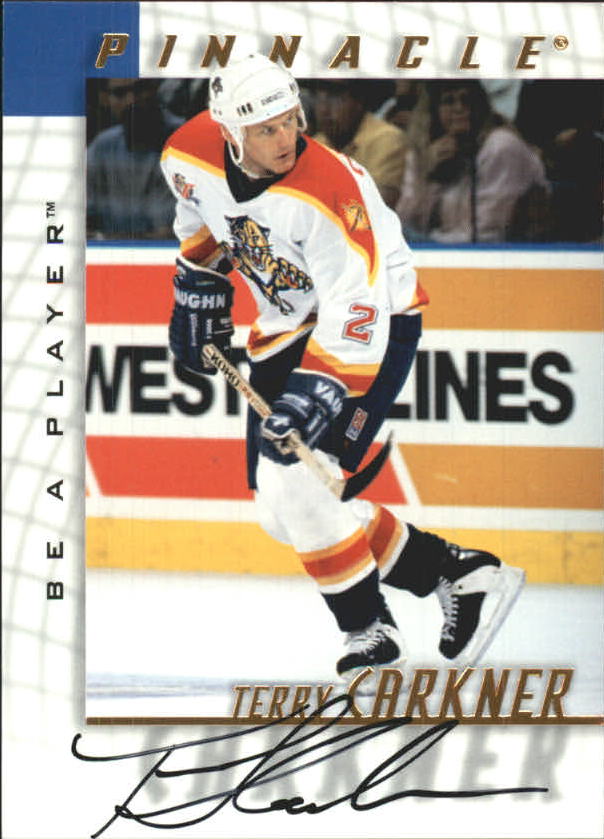 1997-98 Be A Player Autographs #195 Terry Carkner