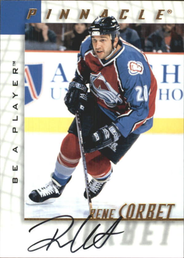 1997-98 Be A Player Autographs #205 Rene Corbet