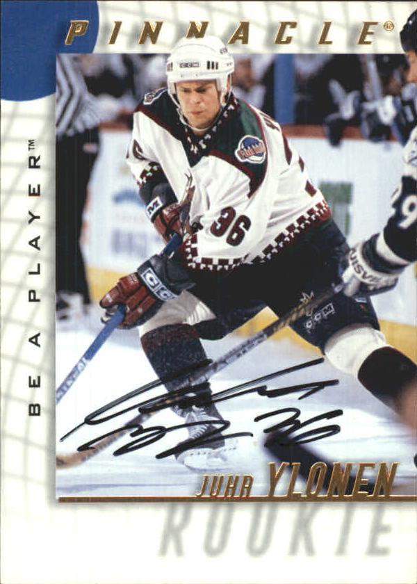 1997-98 Be A Player Autographs #240 Juha Ylonen