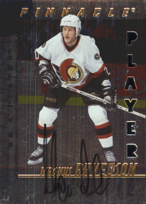 1997-98 Be A Player Autographs Die Cut #225 Magnus Arvedson