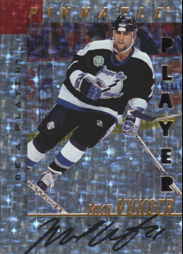 1997-98 Be A Player Autographs Prismatic Die Cut #56 Mick Vukota