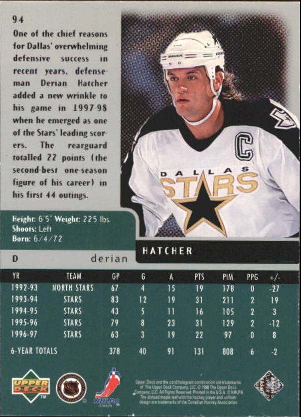 A6641- 1997-98 Black Diamond Quadruple Diamond Hk -You Pick- 15+ FREE US SHIP - Picture 17 of 21