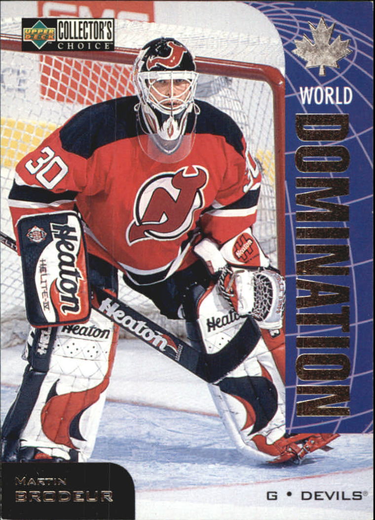 1997-98 Collector's Choice World Domination #W20 Martin Brodeur