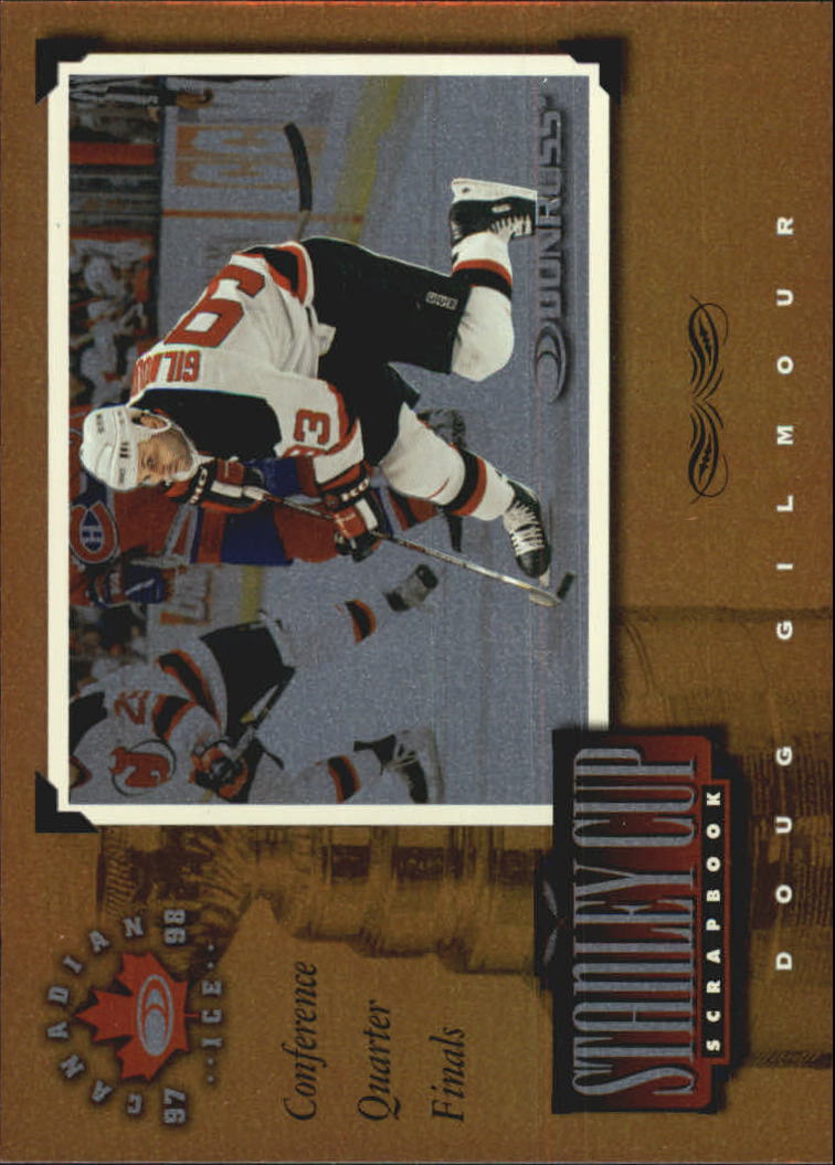 1997-98 Donruss Canadian Ice Stanley Cup Scrapbook #13 Doug Gilmour Q
