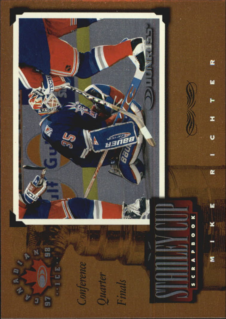 1997-98 Donruss Canadian Ice Stanley Cup Scrapbook #15 Mike Richter Q