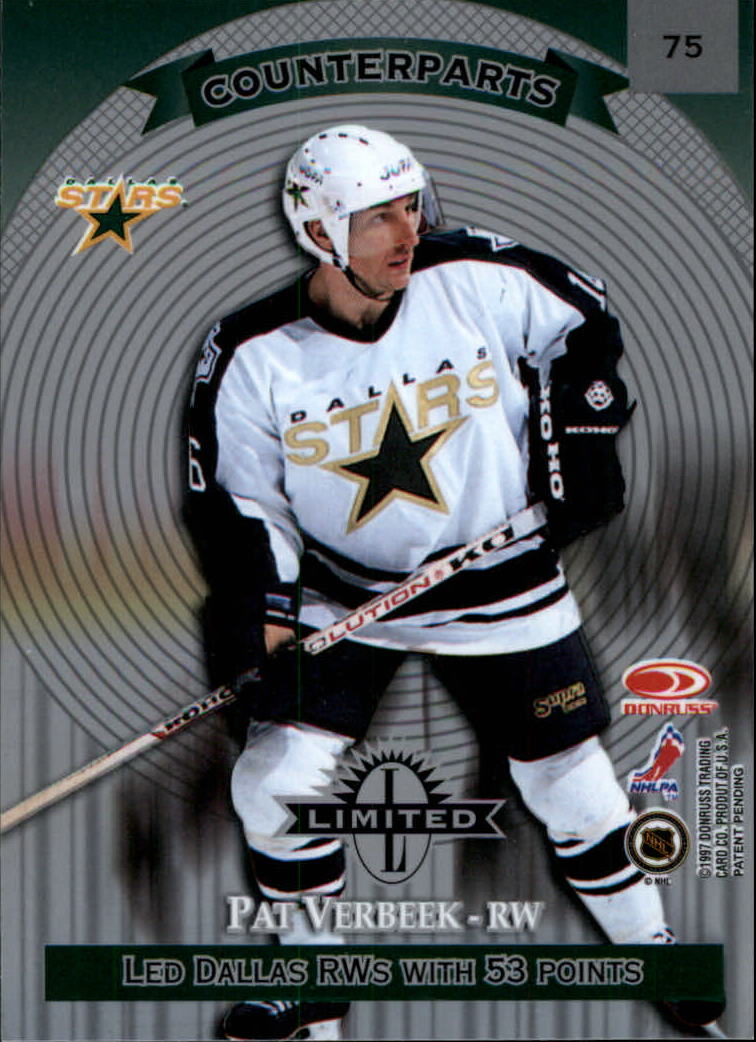 1997-98 Donruss Limited #75 Luc Robitaille/Pat Verbeek C back image
