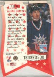 1997-98 Leaf Banner Season #3 Wayne Gretzky back image