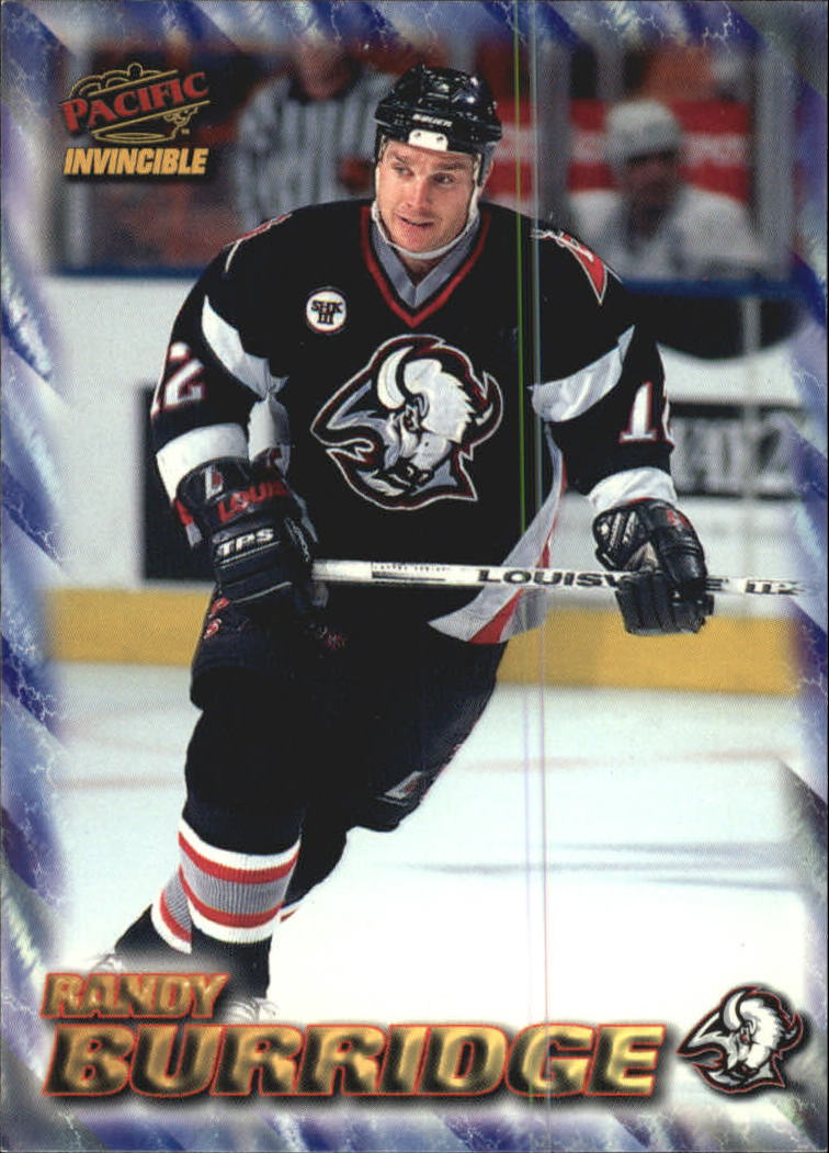 1997-98 Pacific Invincible NHL Regime #18 Randy Burridge
