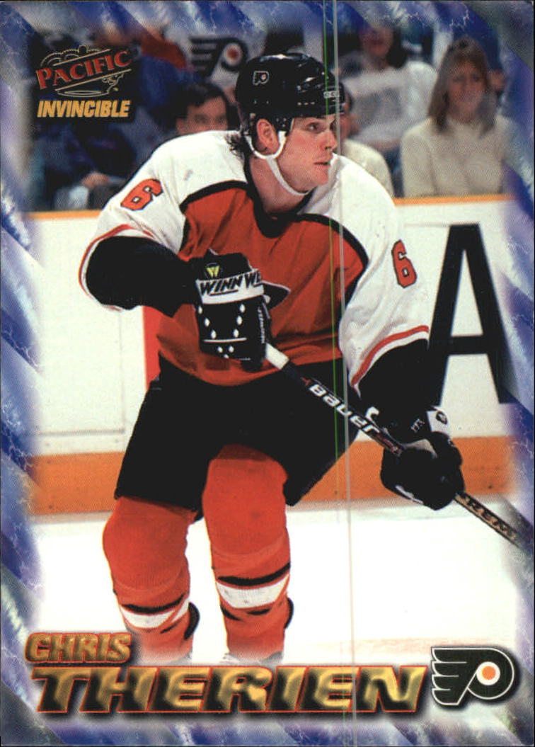 1997-98 Pacific Invincible NHL Regime #148 Chris Therien