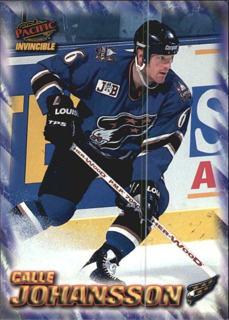 1997-98 Pacific Invincible NHL Regime #208 Calle Johansson