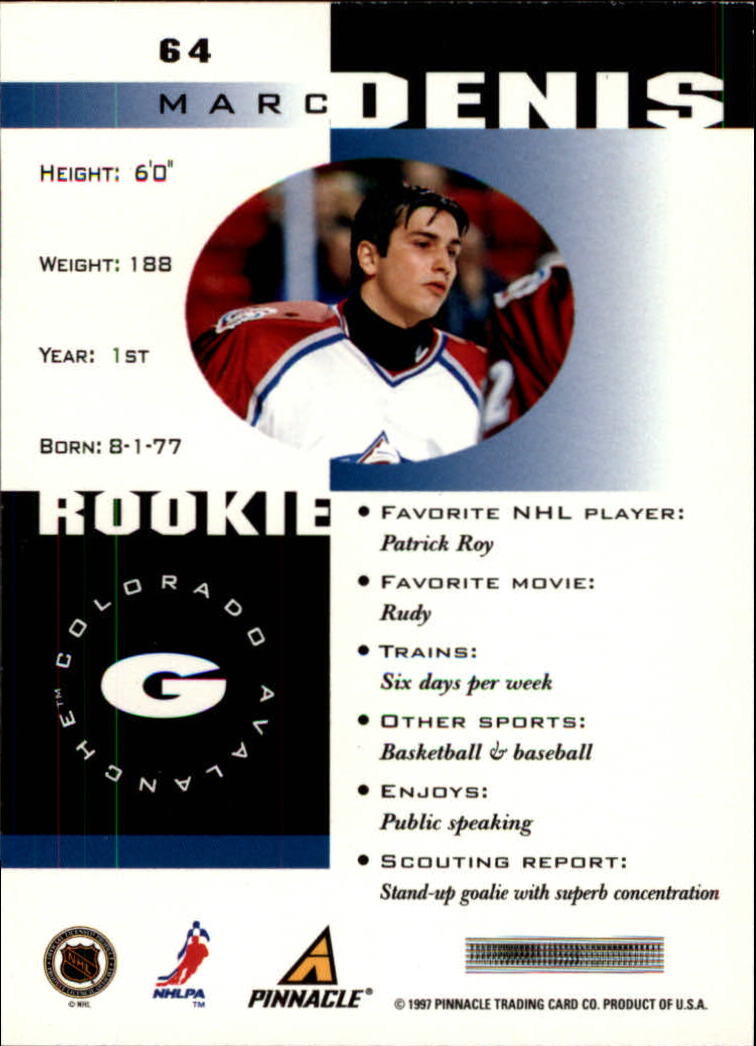 B1892- 1997-98 Pinnacle Inside Hk #s 1-190 +Rookies -You Pick- 15+ FREE US SHIP - Bild 97 von 341
