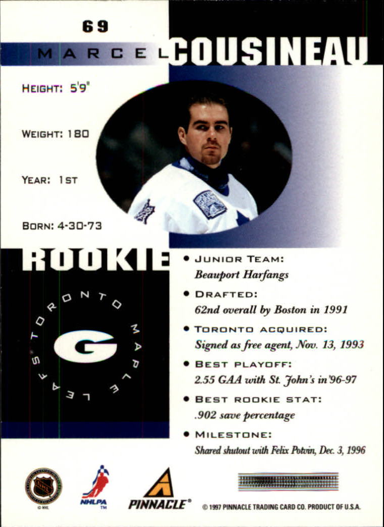 B1892- 1997-98 Pinnacle Inside Hk #s 1-190 +Rookies -You Pick- 15+ FREE US SHIP - Bild 105 von 341