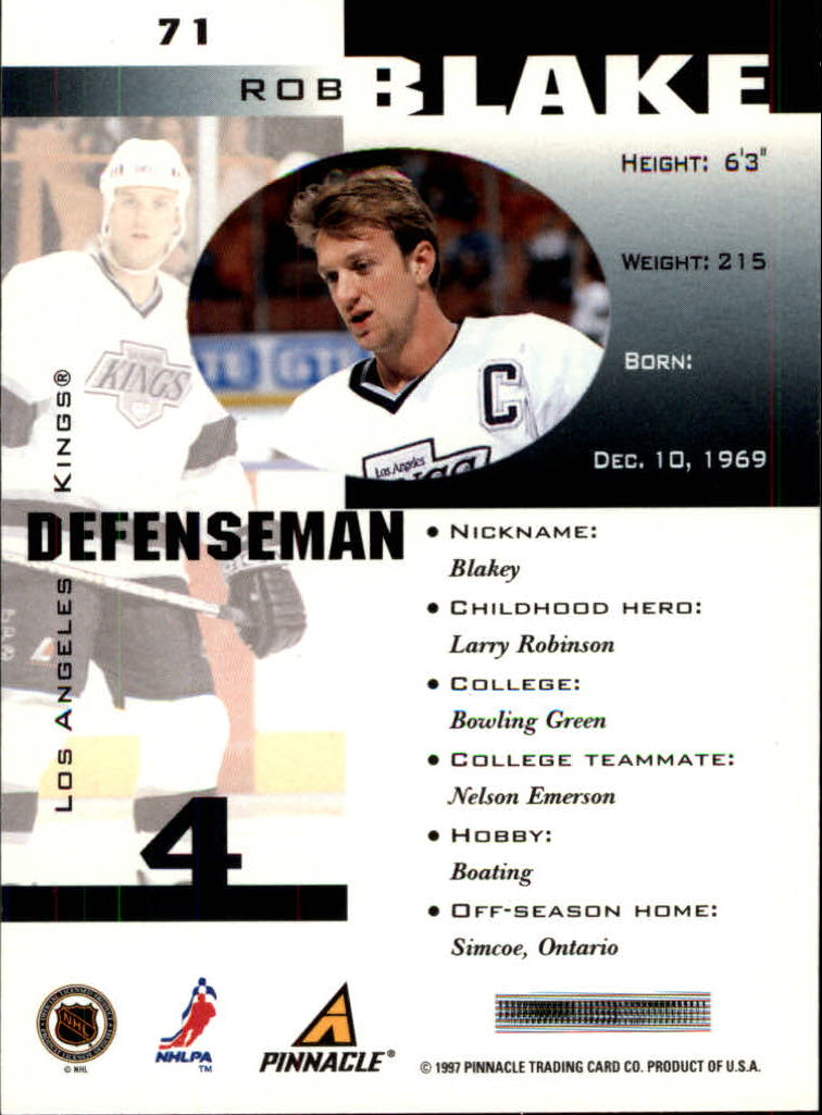 B1892- 1997-98 Pinnacle Inside Hk #s 1-190 +Rookies -You Pick- 15+ FREE US SHIP - Bild 109 von 341